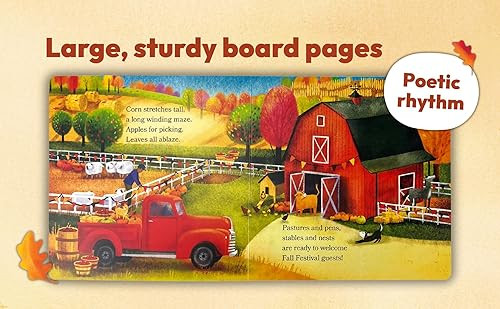 Barn in Fall: Festival Fun on the Farm - A Beautiful Story of Togetherness, Autumn Harvest, and L... | Amazon (US)