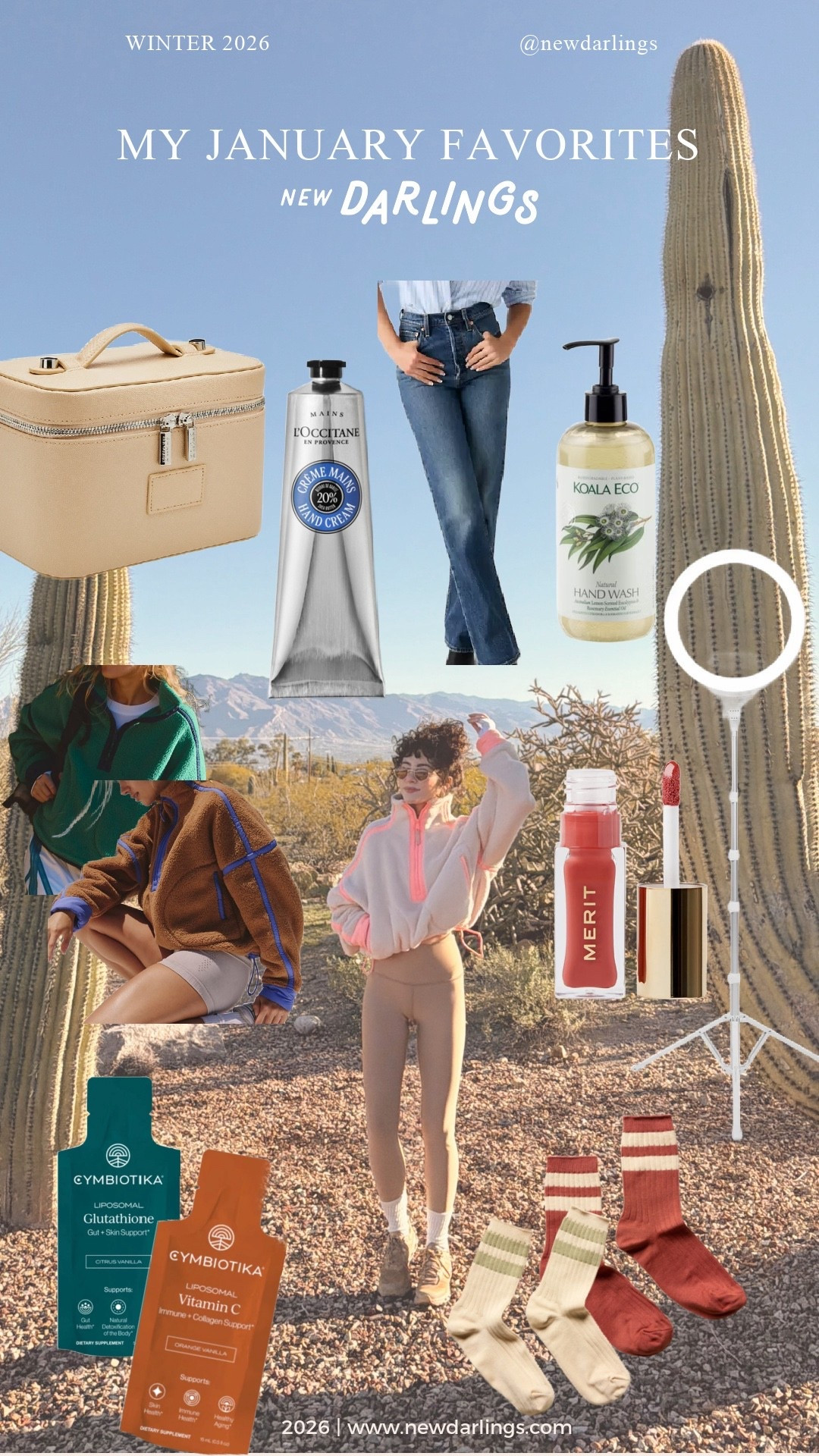 My favorites of January 😍

FP movement fleece, clean makeup, tripod, lip care, self care, hand cream, cosmetic bag 

#LTKBeauty #LTKselfcare