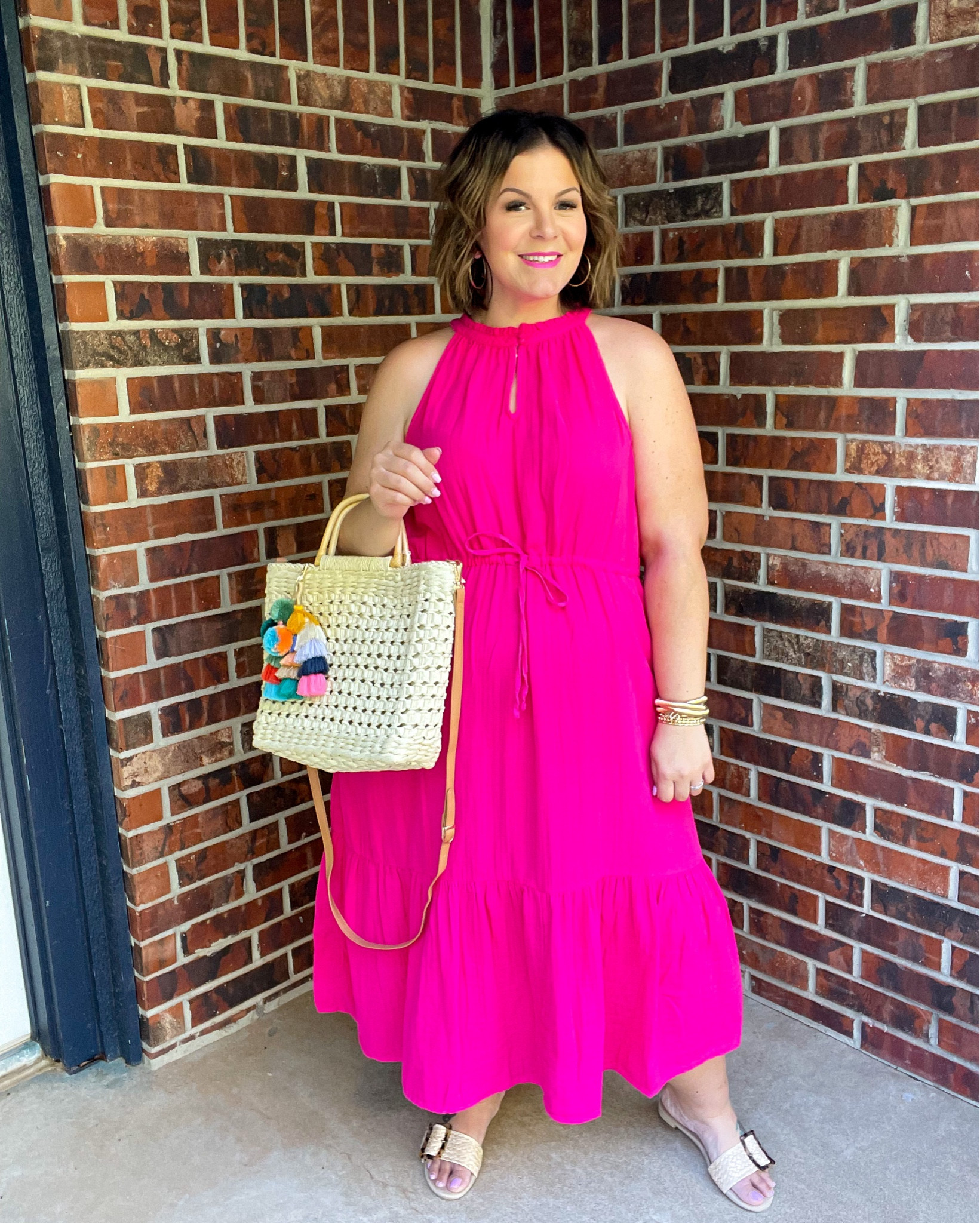 This Walmart spring dress is only $20 and a must for your vacation outfits! You could also wear it as a casual wedding guest dress or graduation dress, and it would be so cute for a baby shower for a little girl! Time and Tru is starting to release some dresses in both regular and plus sizes, and this is one of them. You can get it in XS-4X! I’m wearing the XL. 

Plus size dress, pink dress, Walmart dress 

#LTKover40 #LTKplussize #LTKfindsunder50