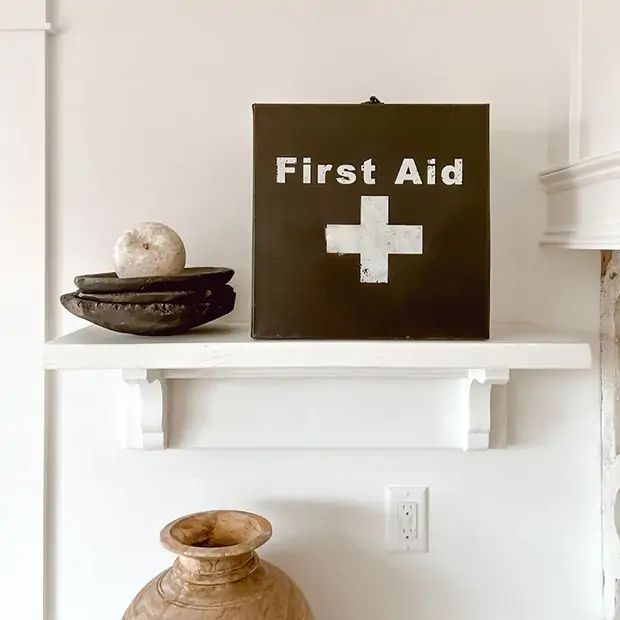 Vintage Style First Aid Box | Antique Farm House