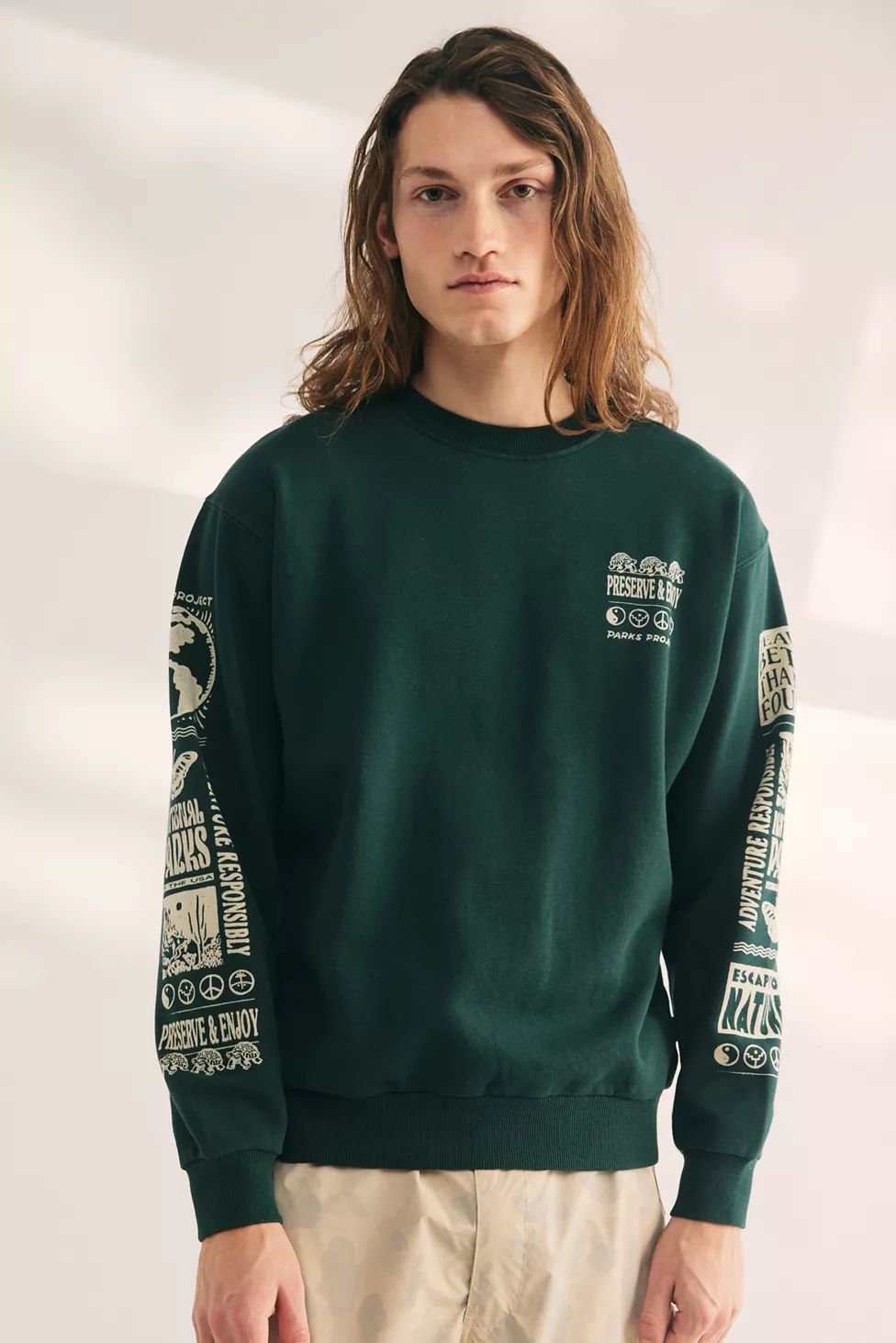 Parks Project Preserve & Enjoy Crew Neck Sweatshirt | Urban Outfitters (US and RoW)