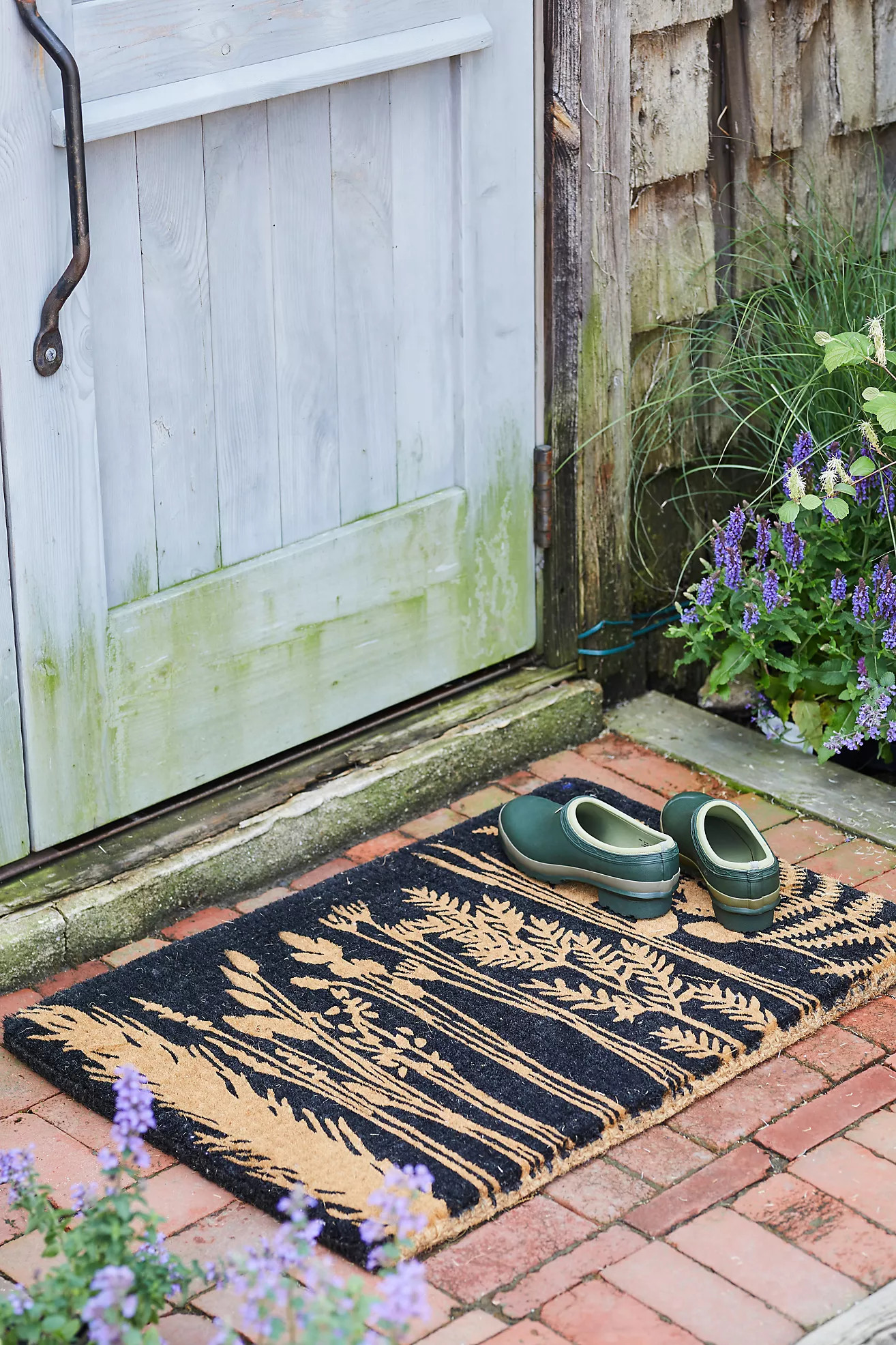 Leafy Stems Doormat | Anthropologie (US)