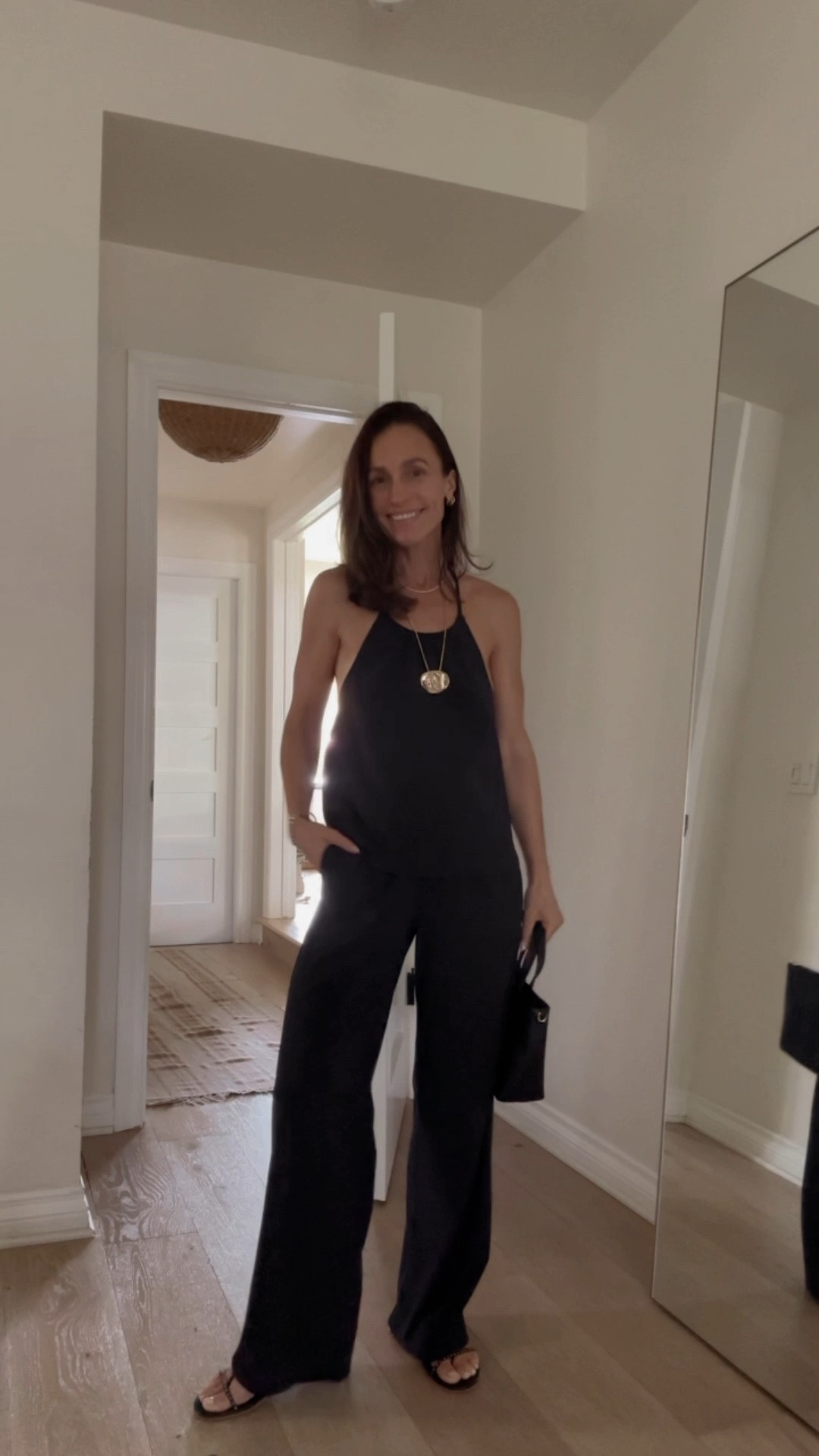 The Villa Everyday Wideleg + the Villa Shoreline Halter Top is such a chic combo for any summer travels you might have. Both are made for lightweight fabrication that wrinkle releases and doesn’t lose shape, they’re perfect for travel days or long days spent exploring. The pants come in 3 inseam options. I’m wearing the short and didn’t have to alter the length. 
Use code SHANNONJUN20NEW for 20% off your FIRST purchase.new customers (valid 6/3 at 11:59 pm PST through 6/6 at 11:59 pm PST (72 hours later)
@vuori #vuoripartner