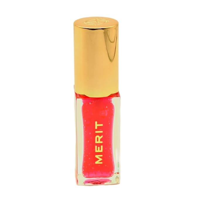 MERIT Shade Slick Gelée Sheer Tinted Lip Oil Les Deux | Amazon (US)