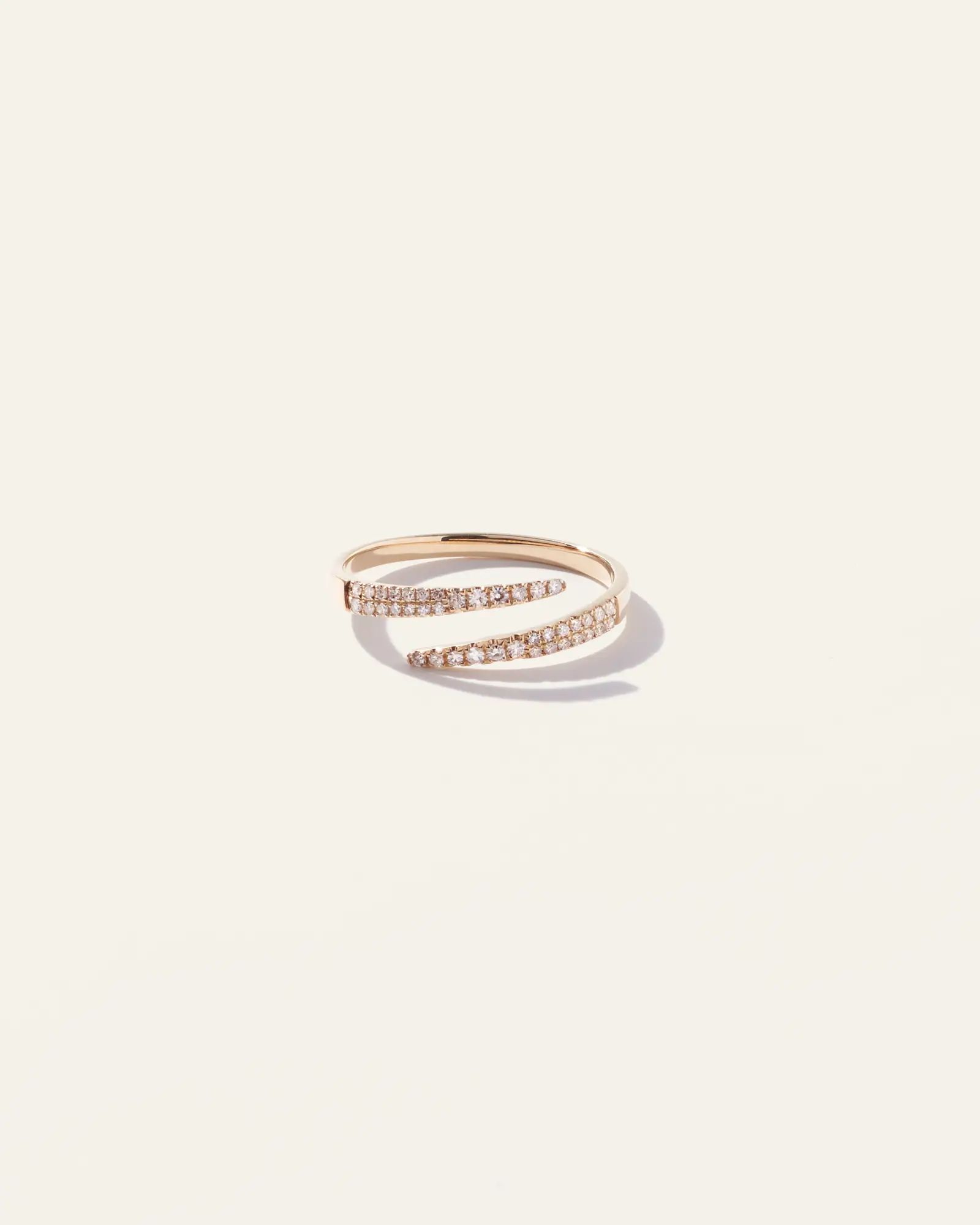 14K Gold Diamond Wrap Ring | Quince