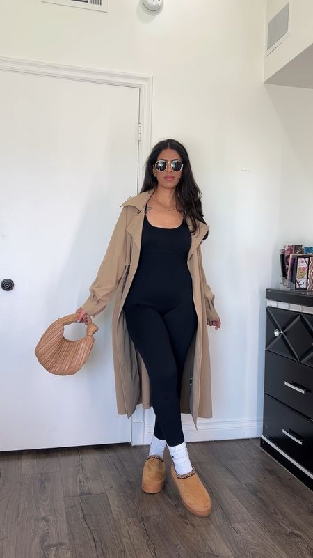 Casual jumpsuit outfit
Trench coat outfit 


#LTKfindsunder50 #LTKSeasonal #LTKstyletip