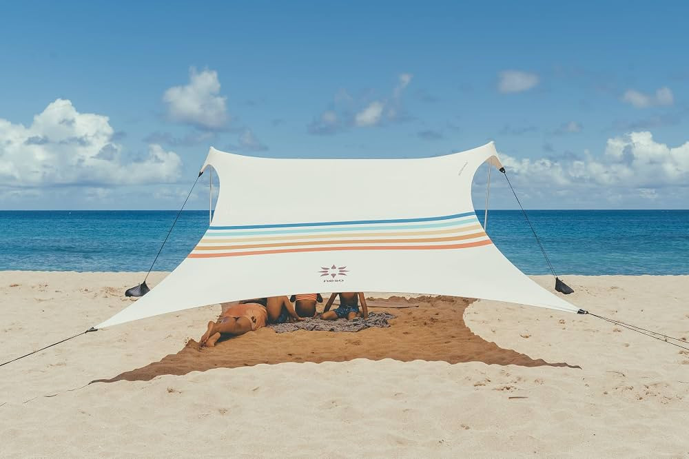 Neso Tents Grande Beach Tent, 7ft Tall, 9 x 9ft, Reinforced Corners and Cooler Pocket | Amazon (US)
