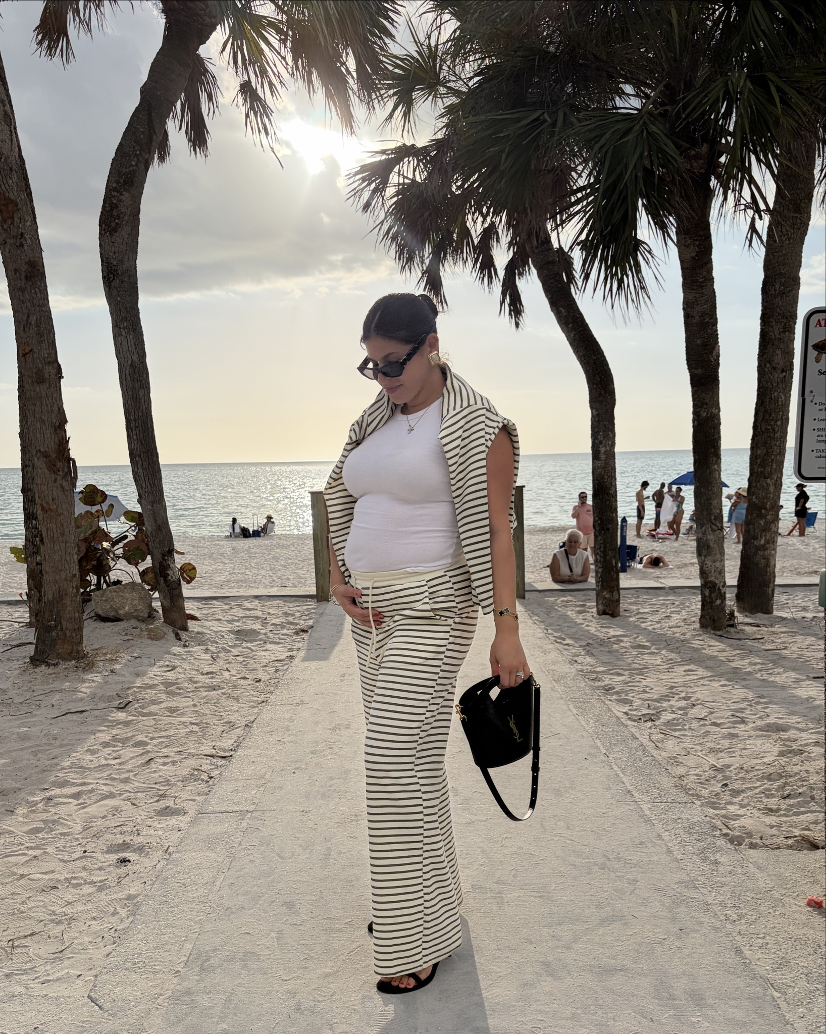 Obsessed with this set and I feel like I will wear it post partum too 
Also how perfect is this mini Ysl bag 

#amazonfinds #designerbag #diorsunglasses #set #amazonfinds #sandals #traveloutfit #maternityoutfit 

#LTKSpringSale #LTKTravel #LTKBump