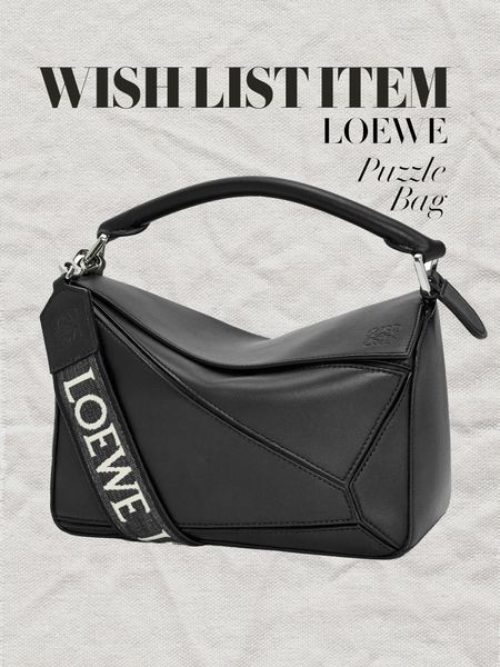 The dream staple 🖤
Loewe small black puzzle bag | Designer handbag | Leather bag | Investment buys | Wish List | Valentine’s gift ideas 

#LTKMostLoved #LTKitbag #LTKGiftGuide