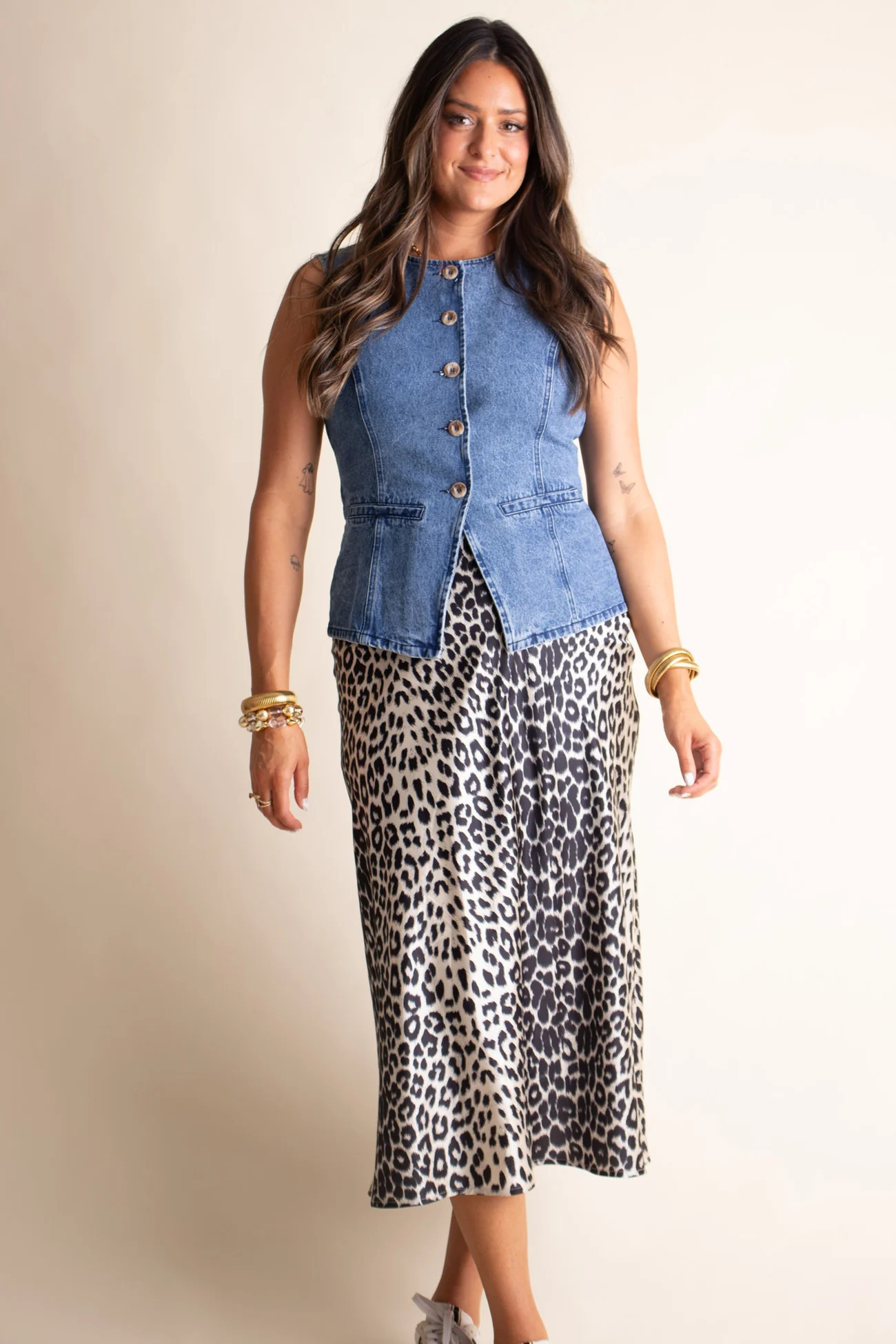 Safe Travels Button Up Vest | Nellie Mae