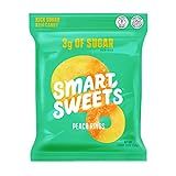 Smart Sweets Peach Rings, Low Sugar Gummy Candy, Plant-Based, Low Calorie Snack, 1.8oz. (Pack of 12) | Amazon (US)
