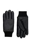 Calvin Klein Men's Gloves, Black Vegan Leather, Large | Amazon (US)