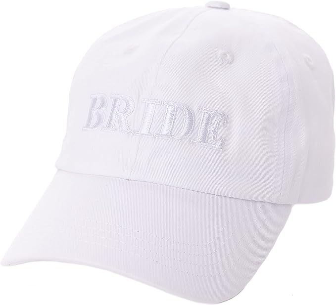 Baseball Cap for Bridal and Bachelorette Parties; Pool, Beach and Destination Hat; Cute for Bride... | Amazon (US)