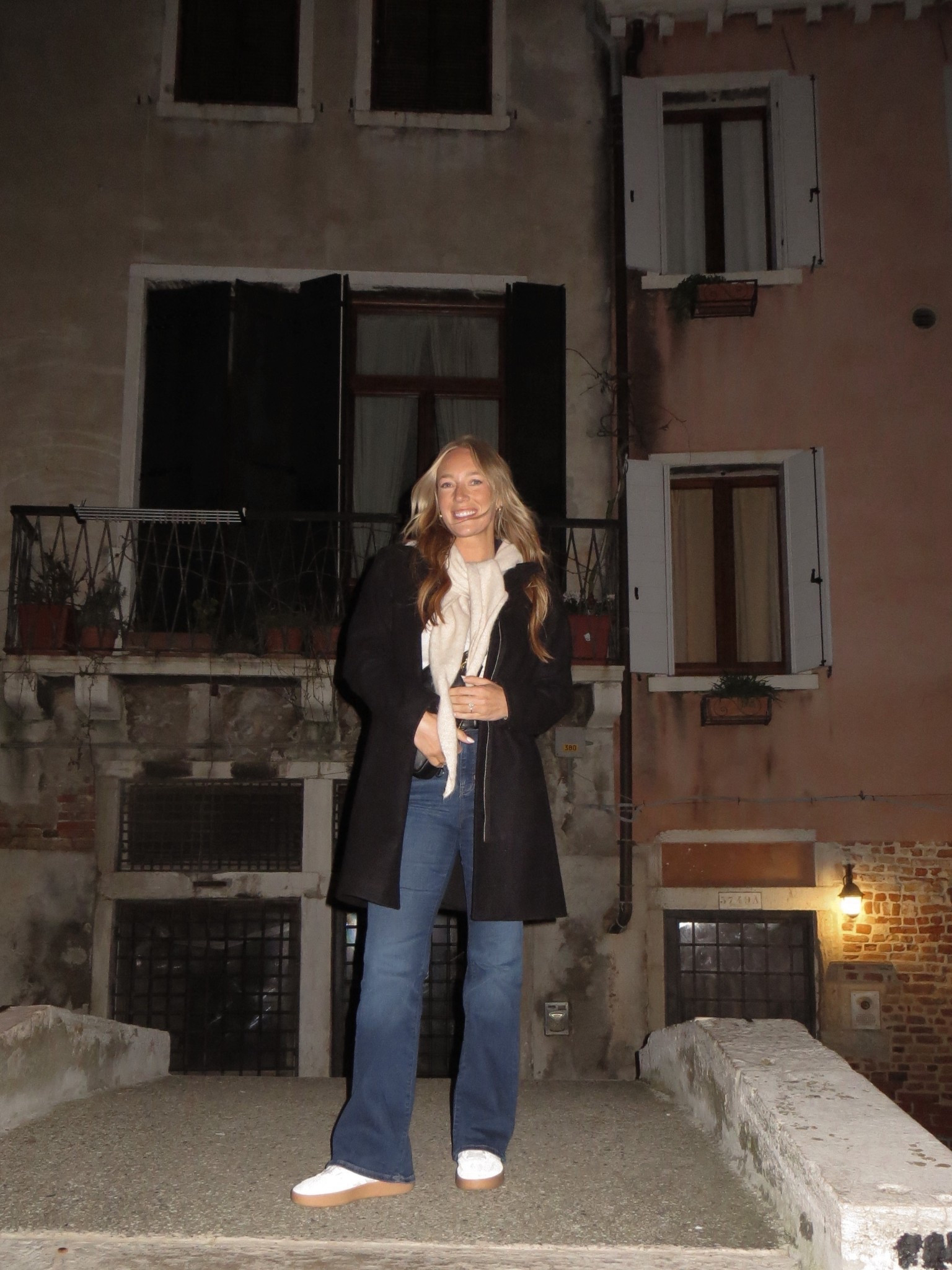 Spring or fall outfit. Wearing 28 in j crew jeans. TTS or size down 1 size #italyoutfit #cutebutcomfy #denimjeansoutfit #jcrewjeans 

#LTKootd