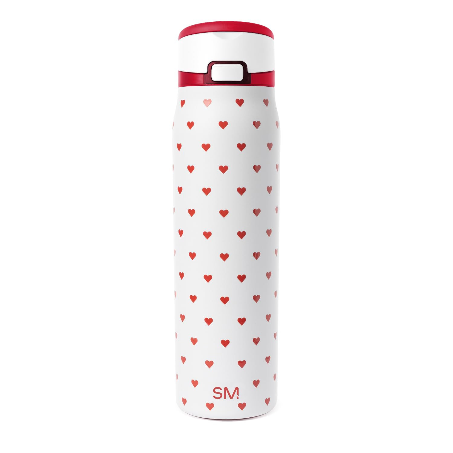 Simple Modern Valentine's Day Mesa Loop Water Bottle with Covered Straw and Handle | 30oz Cup Hol... | Amazon (US)