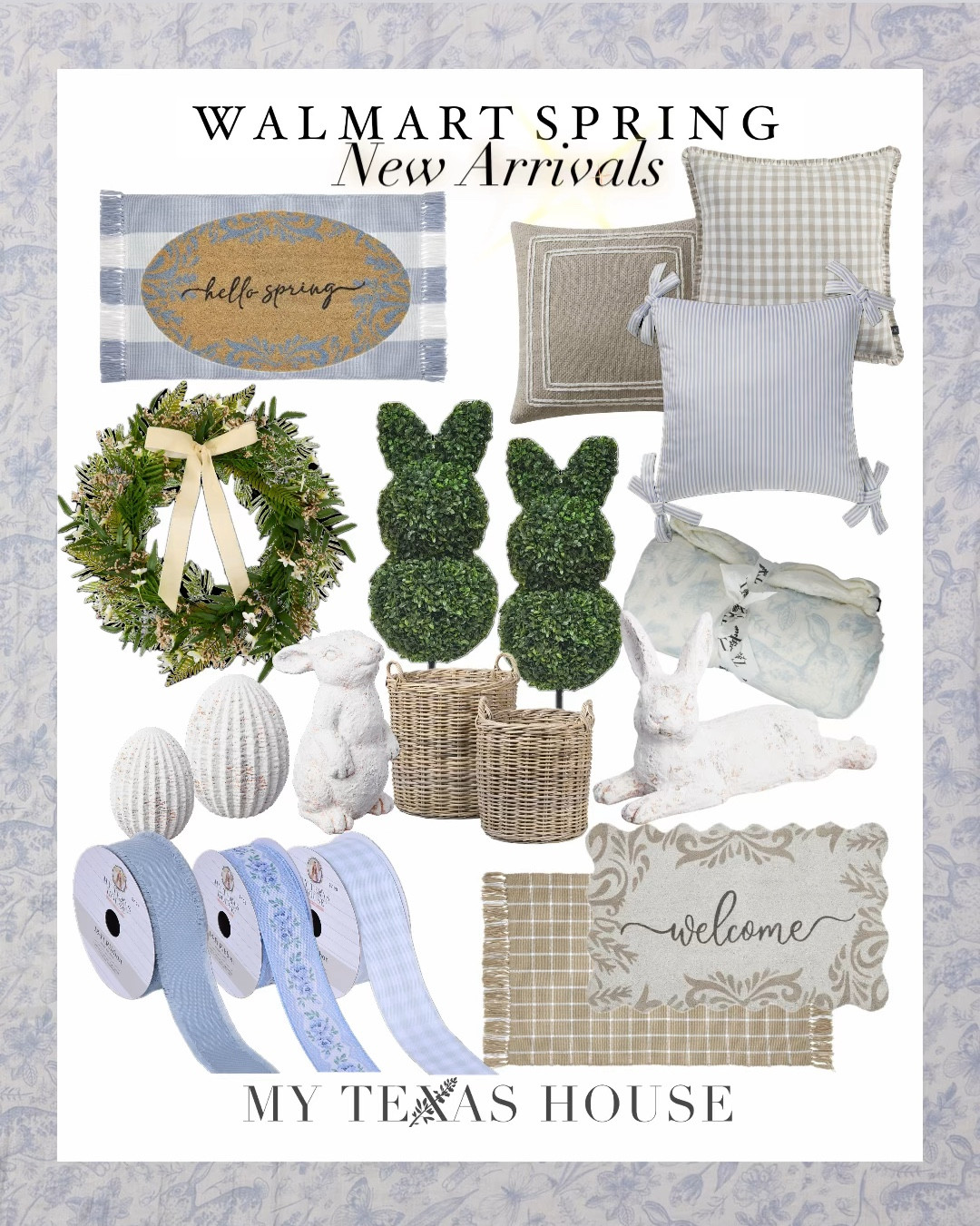 New spring decor finds from Walmart 

#LTKWatchNow #LTKSeasonal #LTKHome