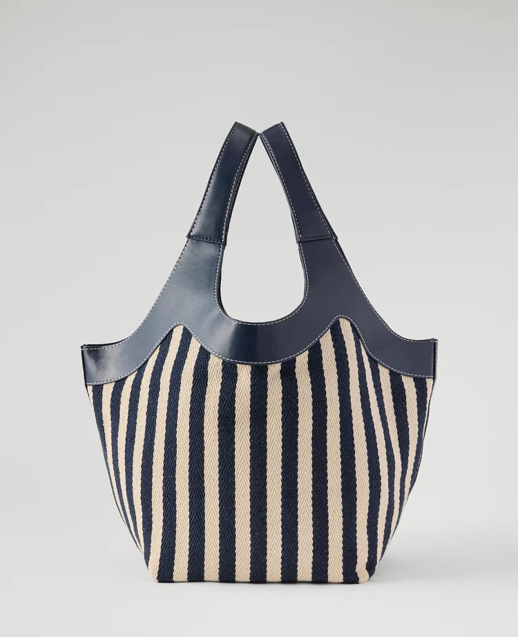 Striped Shoulder Bag | Ann Taylor