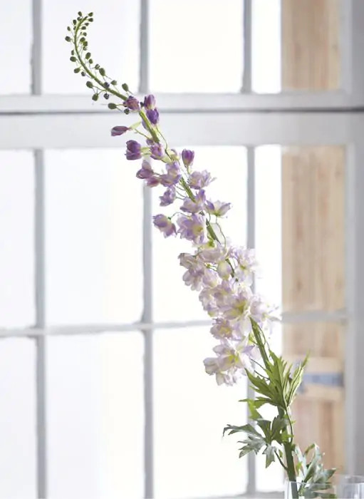 Charming Accents Delphinium Stem Set of 3 | Antique Farm House