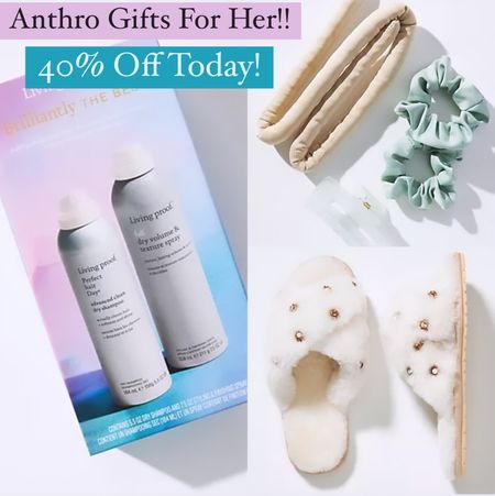 Gifts from Anthropologie 40% off today!!

Living proof dry shampoo, heatless curling rod, slippers, unique gifts, jewlery tree, storage, candles, volcano, Anthro, sale.



#LTKGiftGuide #LTKbeauty #LTKsalealert
