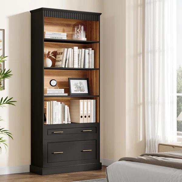 Bookcase With File Cabinet Drawers | Wayfair North America