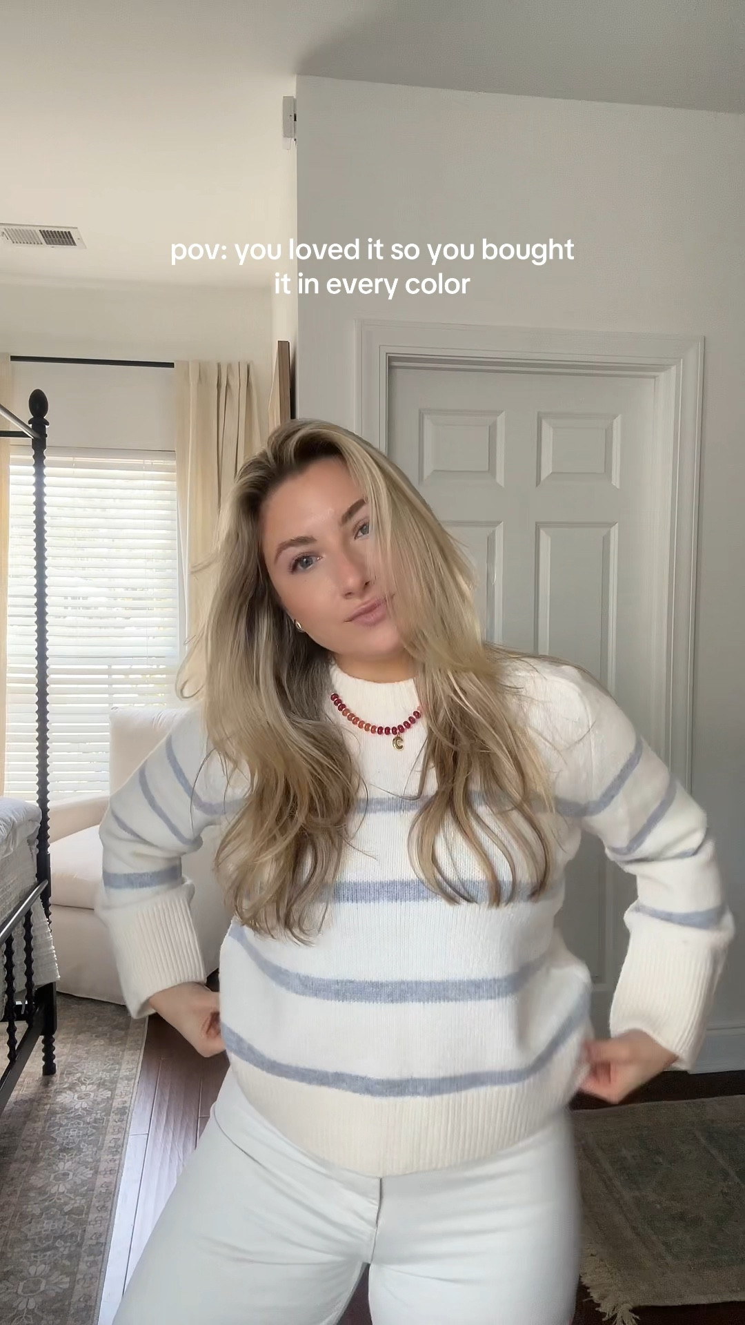 The sweater I can’t stop wearing!! ❄️

#LTKFindsUnder100 #LTKSaleAlert #LTKSeasonal