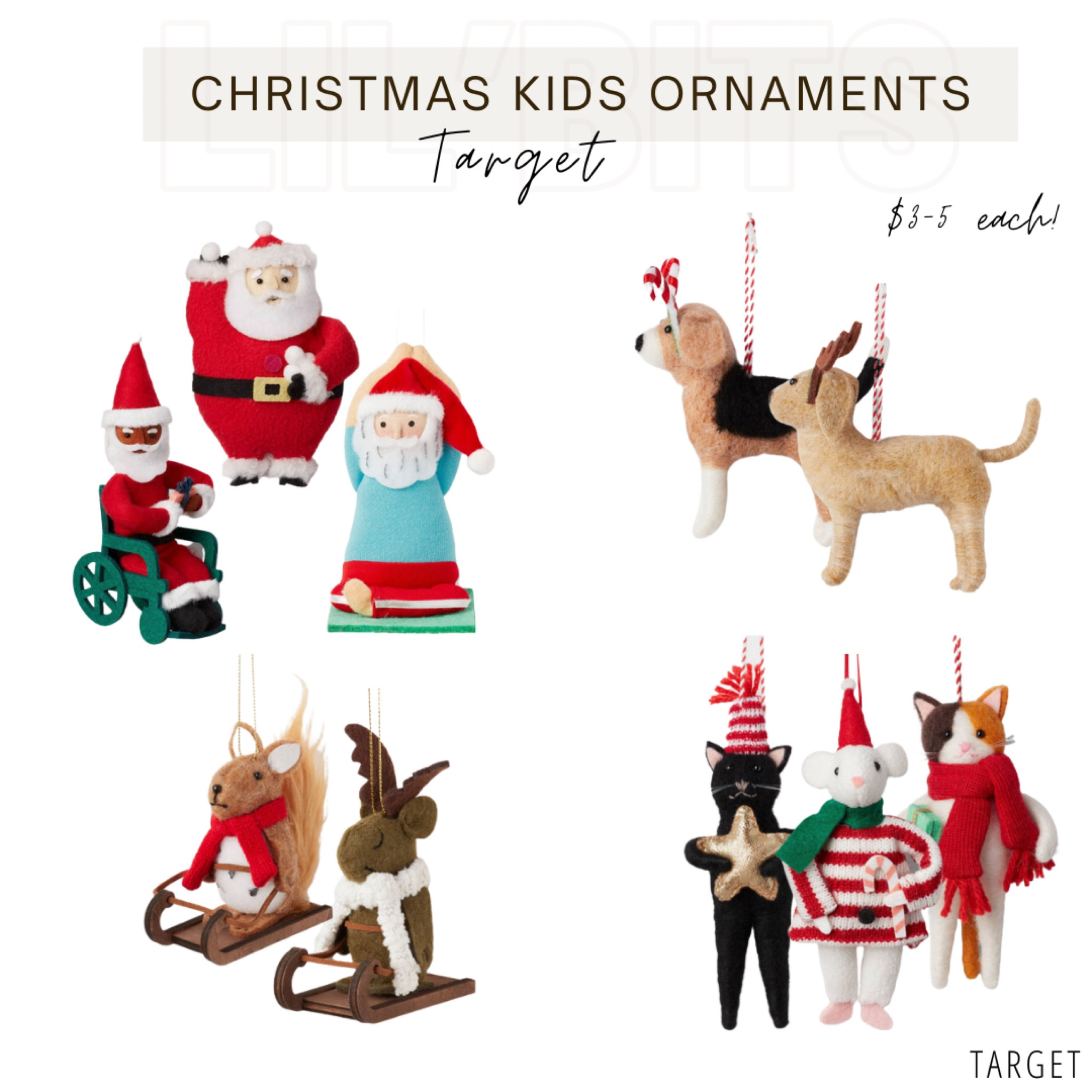 Christmas kids ornaments 

#LTKHoliday #LTKSeasonal #LTKkids