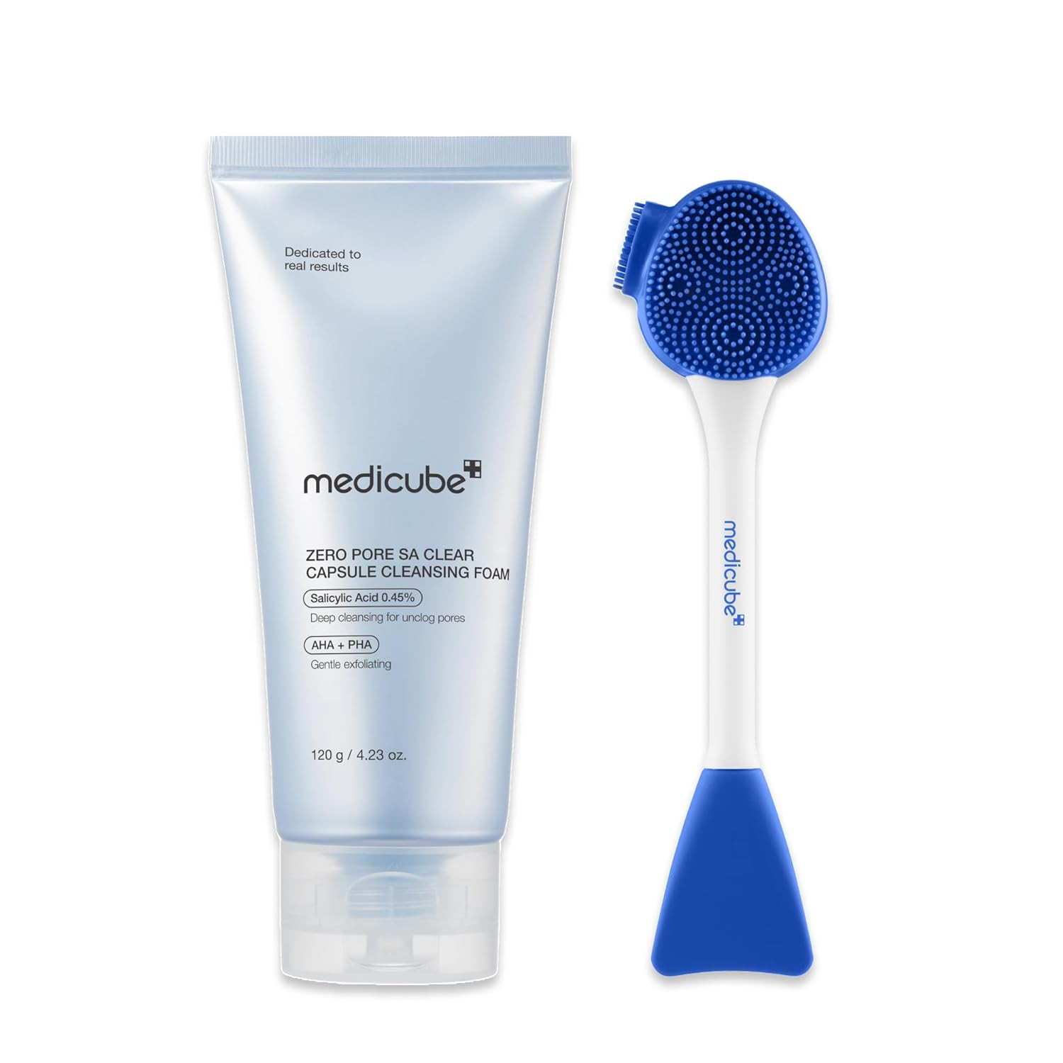 medicube Zero Pore Capsule & Pore Brush Set: Zero Pore Clear Blue Capsule Facial Deep Cleanser an... | Amazon (US)