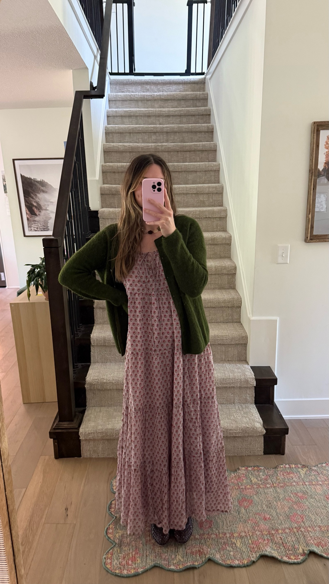 what I wore to church! wearing a small in cardigan and dress(code BRANDY15)! 

Spring outfit, church outfit 

#LTKootd