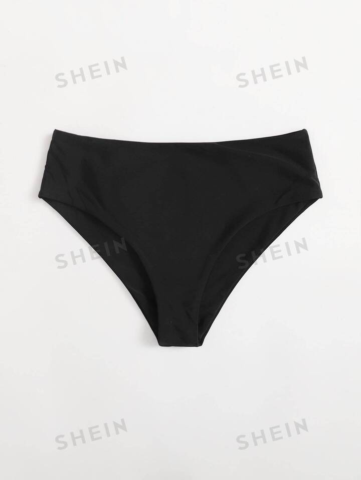 SHEIN Swim High Waisted Bikini Panty Bathing Suit Bottoms | SHEIN