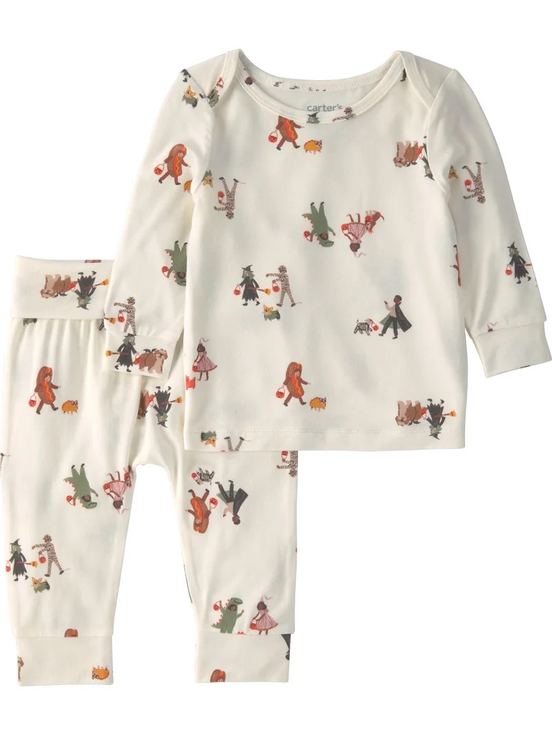 Carter's Child of Mine Baby Halloween Pant Set, 2- Piece, Sizes Preemie-6/9 Months | Walmart (US)