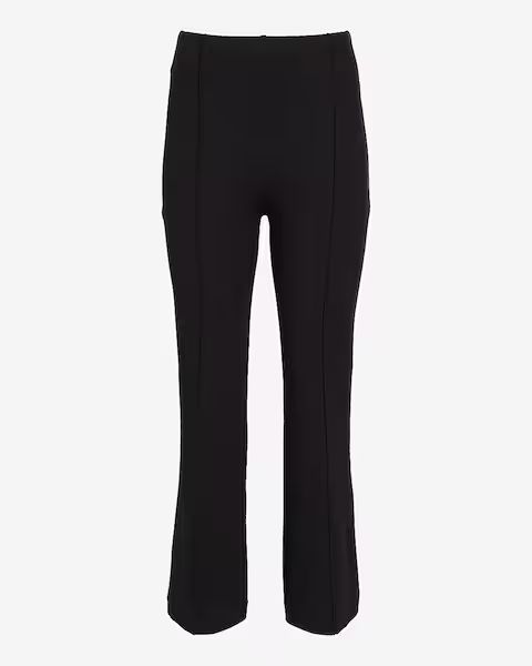 Columnist High Waisted Front Seam Cropped Flare Pant | Express