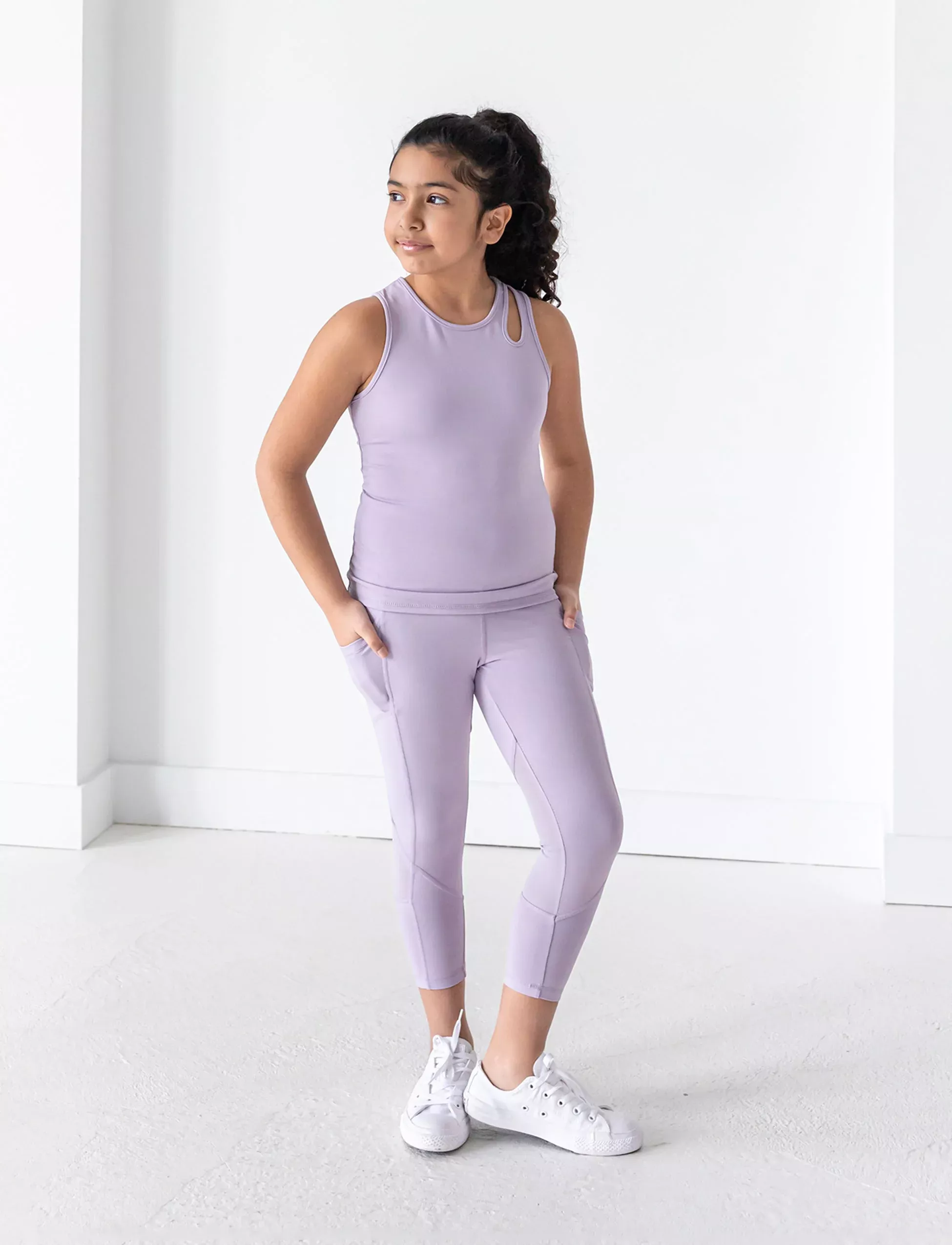 GIRLS 2-6 SPLIT BACK T-SHIRT – Jill Yoga