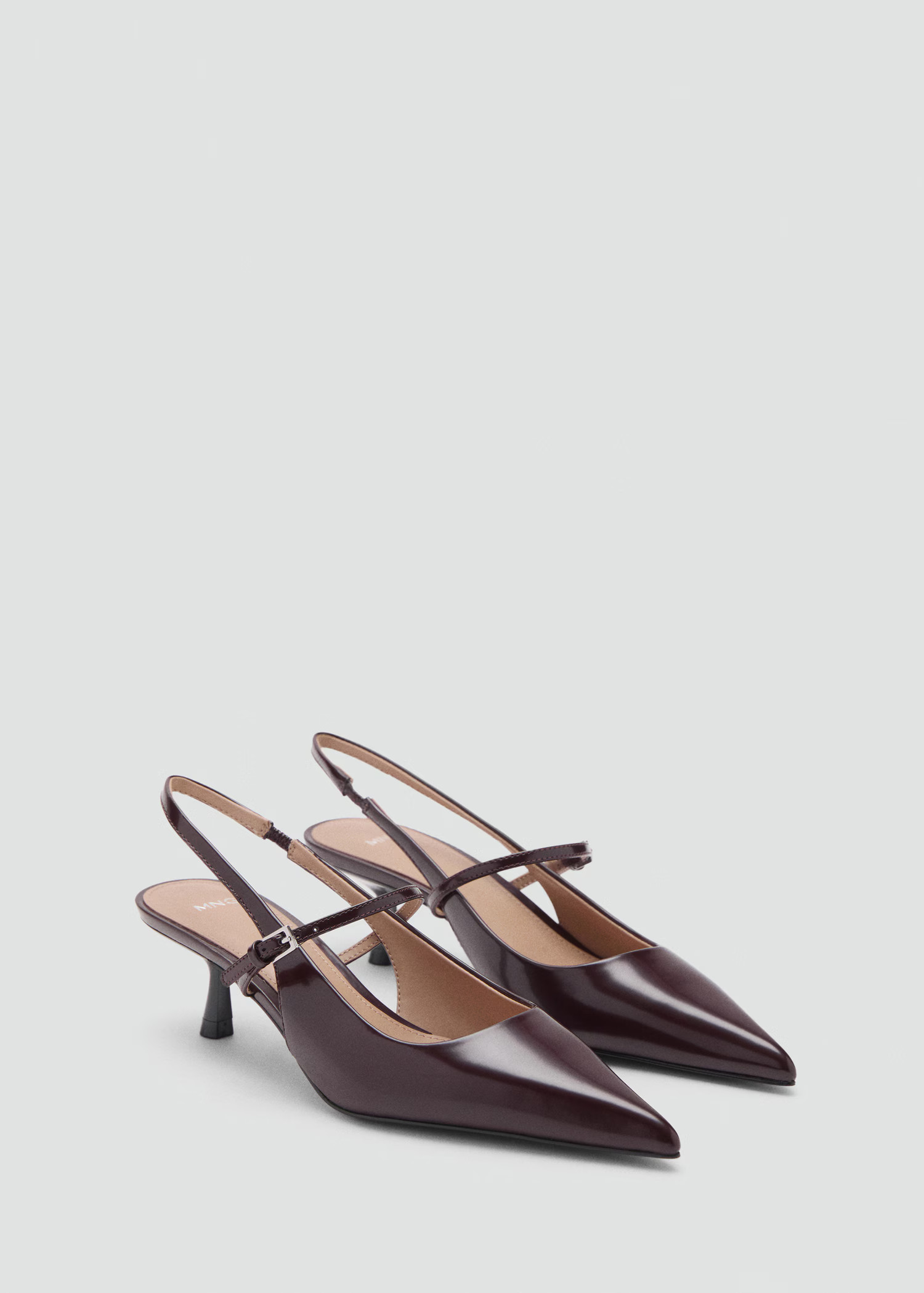 Kitten-heel patent leather shoes - Women | MANGO USA | Mango (US/MX/AU)