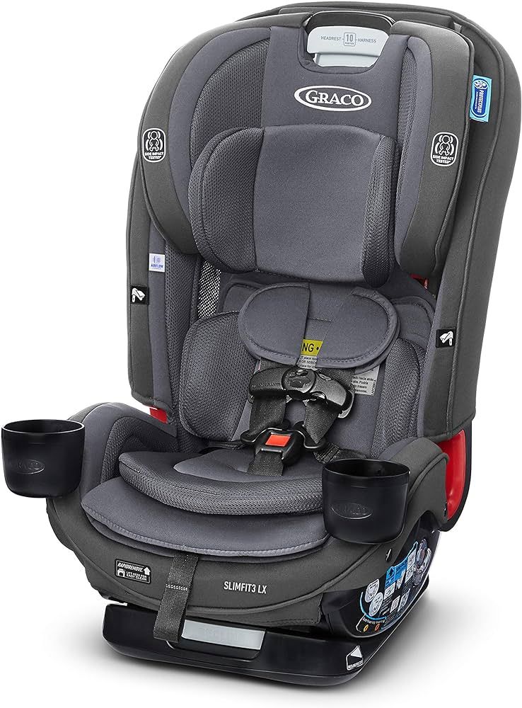 Graco SlimFit3 LX 3-in-1 Car Seat, Fits 3 Car Seats Across, Kunningham | Amazon (US)