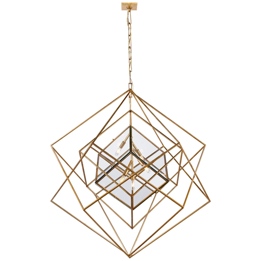 Cubist Large Chandelier | Visual Comfort