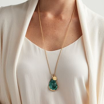 Long Geode Necklace | Mark and Graham