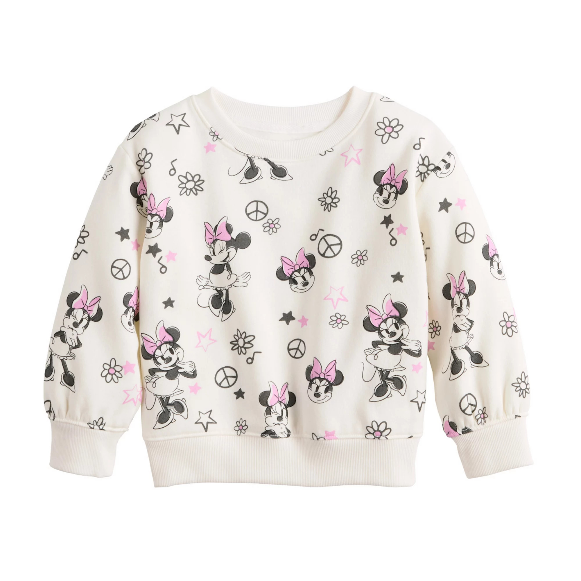 Girls 4-12 Jumping Beans® Disney's Core Fleece Crew Sweatshirt | Kohl's