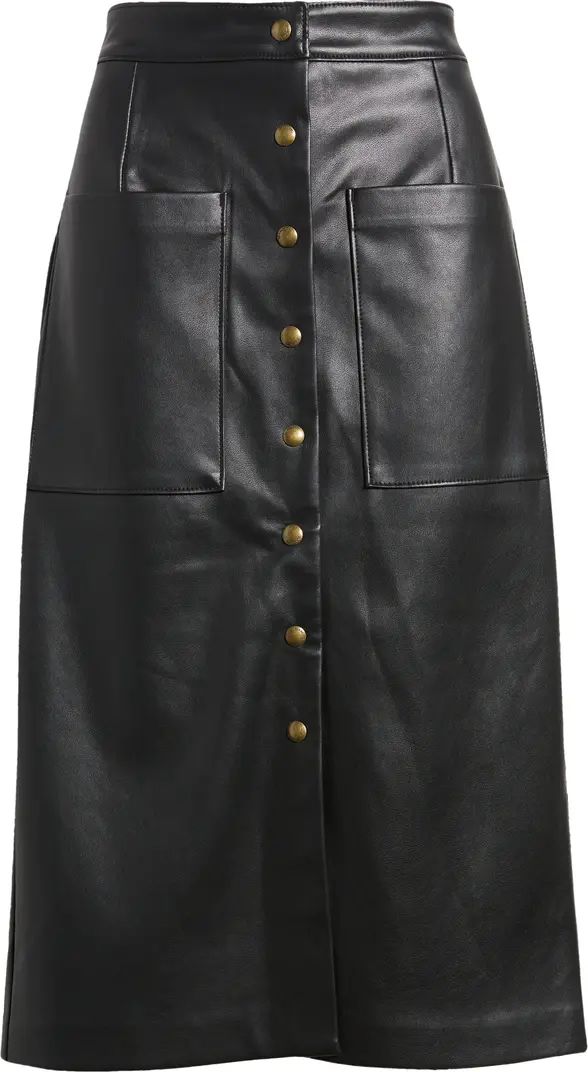 BLANKNYC Patch Pocket Faux Leather Skirt | Nordstrom | Nordstrom