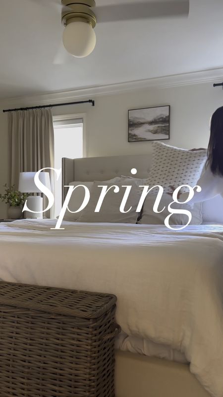 Bedding, spring bedding  fresh bedding, floral pillows, pattern pillows, neutral pillows, spring pillows, woven nook 

#LTKstyletip #LTKhome #LTKSeasonal