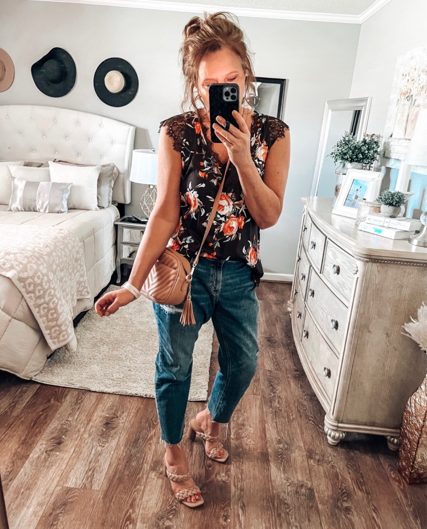One of my favorite tops from Amazon. Comes in more colors, wearing my regular size. 

Girlfriend jeans, tops, blouse, jeans, braided heels, crossbody, spring outfit, amazon outfits, amazon finds, casual date night

#LTKunder50 

#LTKstyletip #LTKsalealert #LTKfindsunder50