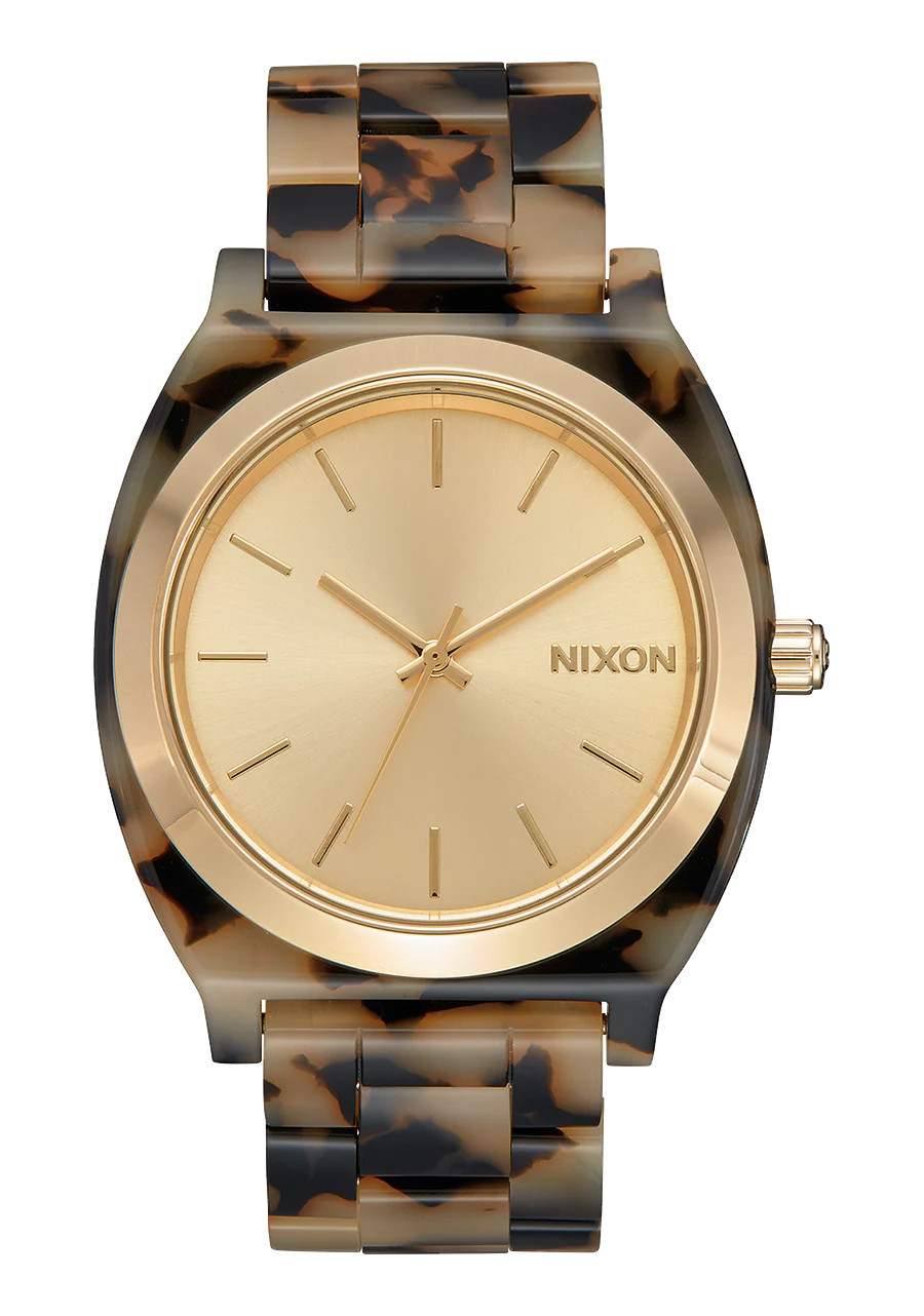 Time Teller Acetate Watch | Cream Tortoise | Unisex Acetate | Nixon (US & Canada)