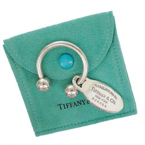 Tiffany & Co. Logo Scarf Ring Silver Plated 925 A28205 Accessory 09JF797 | eBay US