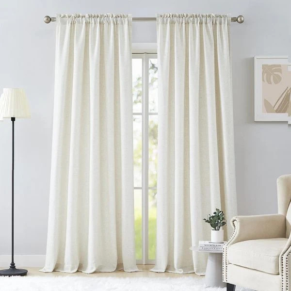 Harris Linen Blend Curtains | Curtarra