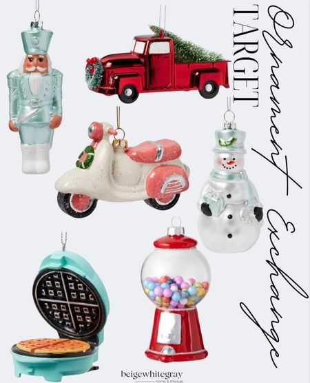 Ornaments! Shop here! Target has some of the best ornaments for those exchange parties! By bringing Targets ornaments everyone would want the gift you brought!

#LTKstyletip #LTKHoliday #LTKhome