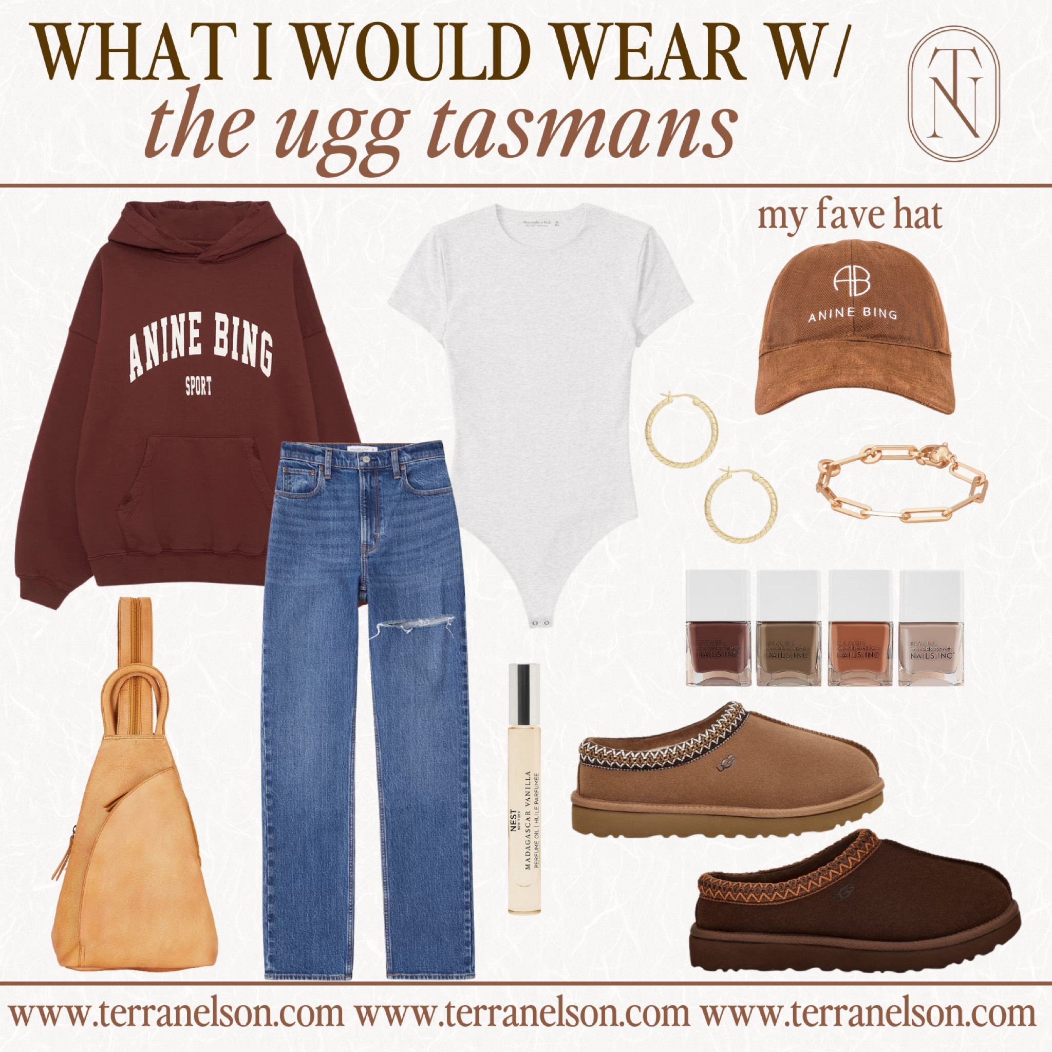 Fall outfits / Ugg Tasman / Abercrombie denim / Anine Bing / fall denim / revolve beauty / gold jewelry / revolve fashion

#LTKshoecrush #LTKstyletip #LTKFind