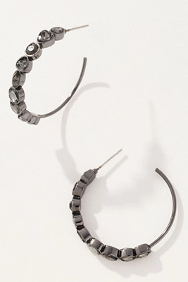 Mixed Crystal Hoops | Anthropologie (US)