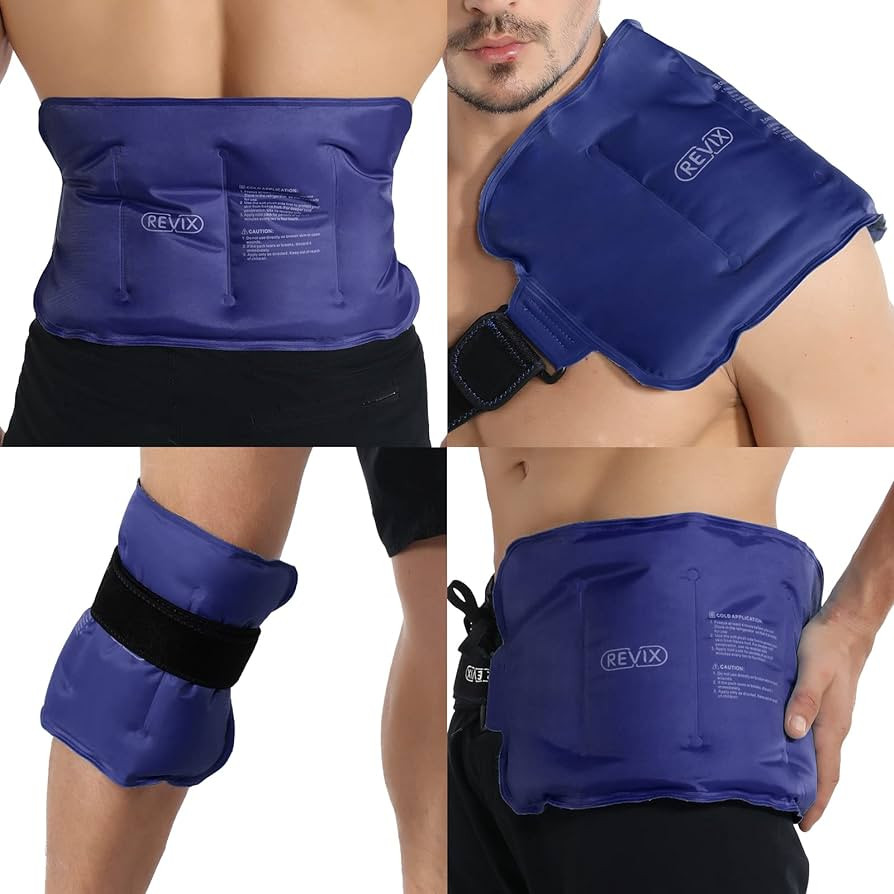 REVIX Ice Pack for Injuries Reusable Gel for Lower Back, Cold Packs for Back Shoulder, Elbow, Hip... | Amazon (US)