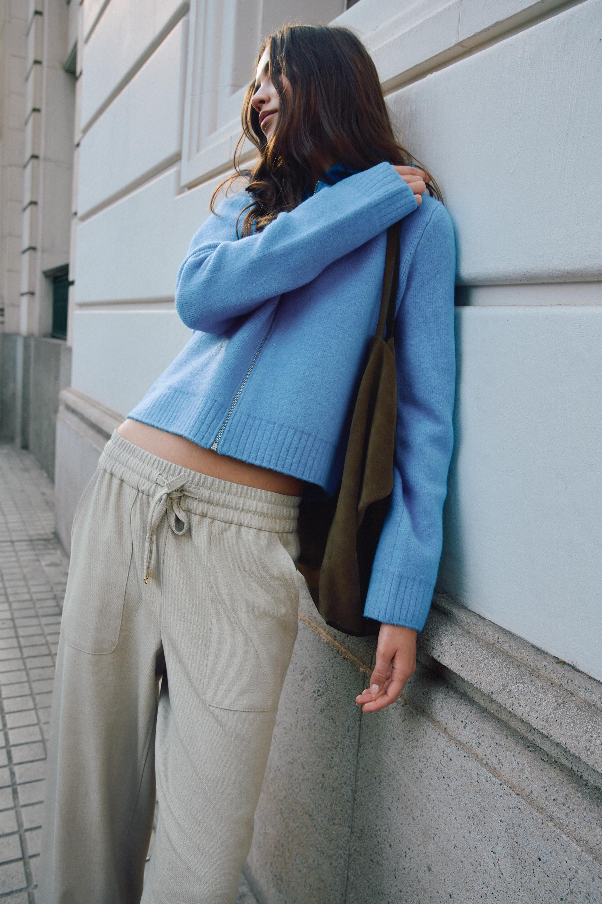 ZIP-UP KNIT JACKET | Zara US