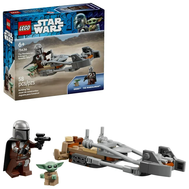 LEGO Star Wars The Mandalorian & Grogu's Speeder Bike - Building Toy for Boys & Girls, Ages 6+ - ... | Walmart (US)