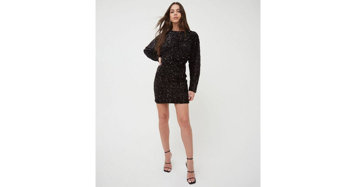 WKNDGIRL Black Sequinned Mini Dress
						
						Add to Saved Items
						Remove from Saved Items | New Look (UK)